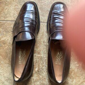 Salvatore Ferragamo Brown Loafers SZ 12